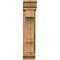 Ekena Millwork Balboa Traditional Rough Sawn Bracket w/ Offset Brace, Western Red Cedar, 6"W x 16"D x 28"H BKT0604X16X28BOA01RWR - alternate 3